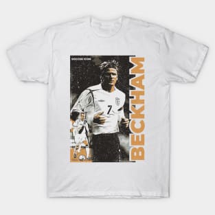 David Beckham - Street Art - Soccer Icons T-Shirt